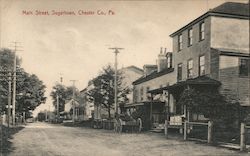 Main Street, Chester Co. Postcard