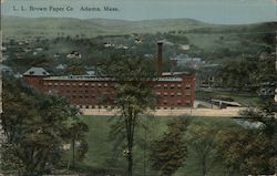 L.L. Brown Paper Co Adams, MA Postcard Postcard Postcard