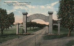 Entrance to Cemertary, Soldiers' Home Postcard