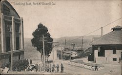 Looking East, Fort McDowell California Postcard Postcard Postcard