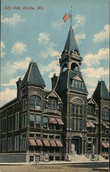 City Hall Racine, WI Postcard Postcard Postcard