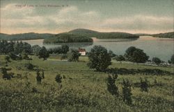 View of Lake at Lake Mahopac Postcard