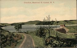 Overflow, Reservoir D. Carmel, NY Postcard Postcard Postcard