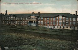 Old Peoples' Building, Soldiers' Home Postcard