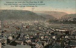 Johnstown One Week After the Flood May 31, 1889 Postcard