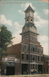 Fire Department Postcard