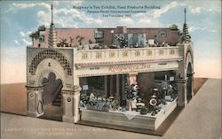 Ridgeway's Tea Exhibit, Food Products Building, Panama-Pacific International Exposition, 1915 Postcard