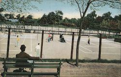 TENNIS COURT AT GOLDEN STATE PARK SAN FRANCISCO, CA Postcard Postcard Postcard