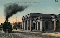 Western Pacific Depot Postcard