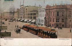 Main Street Winnipeg, Canada Misc. Canada Postcard Postcard Postcard