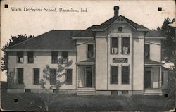 Watts DePeyster School Rensselaer, IN Postcard Postcard Postcard