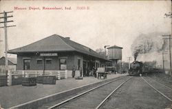 Monon Depot Rensselaer, IN Postcard Postcard Postcard