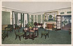 Reception Room, Hotel Somerset Boston, MA Postcard Postcard Postcard