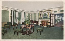Reception Room, Hotel Somerset Postcard
