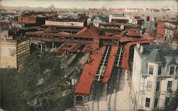 Dudley St. Elevated Terminal Postcard