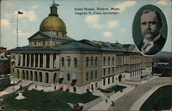 State House - Eugene N. Foss, Governor Postcard