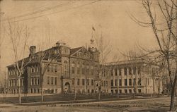 Boise High School Building Postcard
