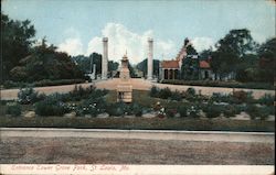 Entrance Tower Grove Park St. Louis, MO Postcard Postcard Postcard