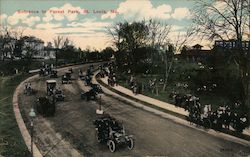 Entrance to Forest Park Postcard