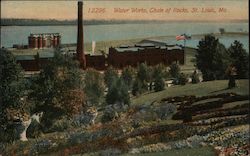 Water Works, Chain of Rocks Postcard