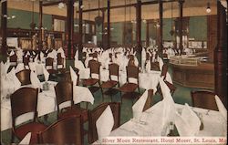 Silver Moon Restaurant, Hotel Moser Postcard