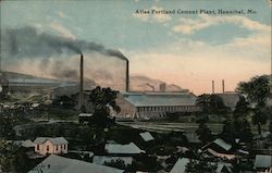 Atlas Portland Cement Plant Postcard