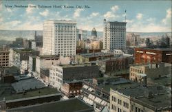 View Northeast from Baltimore Hotel Postcard