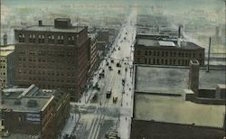 View South from Long Building Postcard