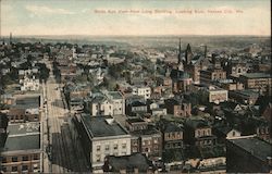 Birds Eye VIew from Long Building, Looking East Postcard