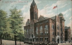 Central High School Postcard