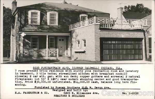 House for Sale - 6506 Ponchartrain Boulevard Chicago Illinois