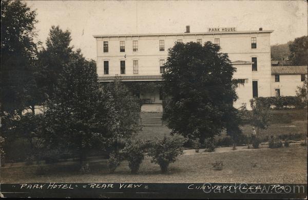Rear View, Park Hotel Curwensville Pennsylvania