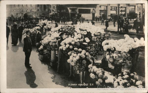 Flower Vendors San Francisco California