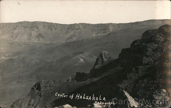 Crater of Haleakala Hawaii