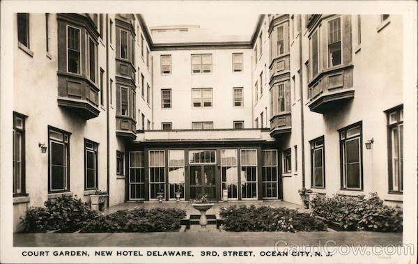 Court Garden, New Hotel Delaware 3rd Street Ocean City New Jersey