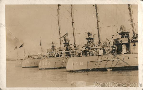 Destroyers at Pearl Harbor Honolulu Hawaii