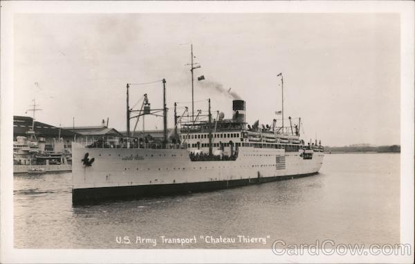 U.S. Army Transport Chateau Thierry Boats, Ships