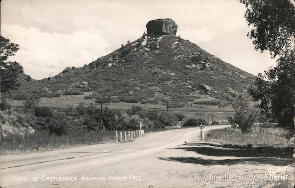Vista of Castlerock Showing Indian Face Castle Rock Colorado