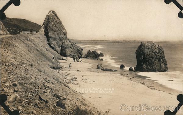 Castle Rock, Pacific Coast Highway Santa Monica California