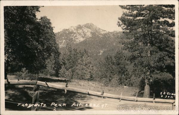 Mountain Scene of Tahquitz Peak Fern Valley California