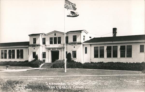 Grammar School Fort Bragg California E. Racine Photo