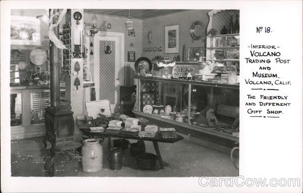 Interior, Volcano Trading Post and Museum California