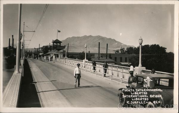 Libertad International Bridge Ciudad Juárez CH Mexico