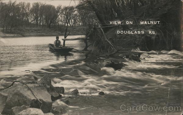 View on Walnut Douglass Kansas