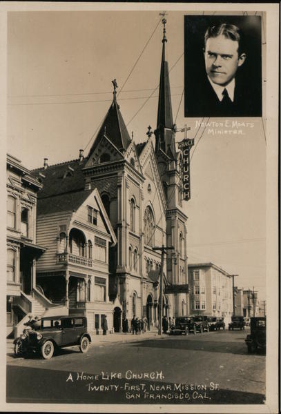 M. E. Grace Church Newton E. Moats Minister San Francisco California