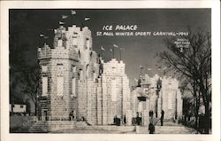 Ice Palace, Winter Sports Carnival -1941 St. Paul, MN Postcard Postcard Postcard