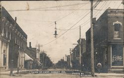 Third St. East Hobart, IN A.F. Haast Postcard Postcard Postcard