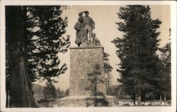 Donner Monument Postcard