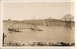 Carquinez Bridge Crockett, CA Postcard Postcard Postcard