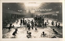 Long Beach Bath House Plunge Postcard